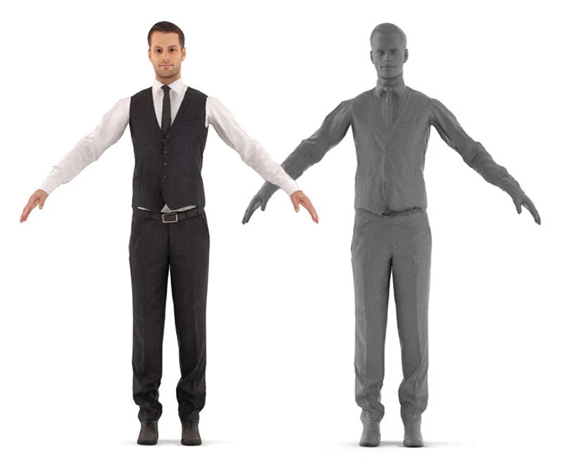 eric rigged 001 - rigged 3d business man 3D Model .c4d .max .obj .3ds .fbx .stl .blend 
