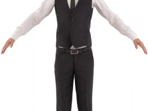 eric rigged 001 - rigged 3d business man 3D Модель
