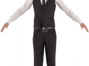 eric rigged 001 - rigged 3d business man 3D Model