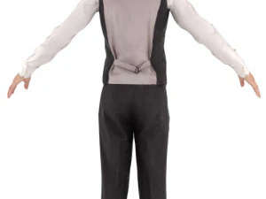 eric rigged 001 - rigged 3d business man 3D Model