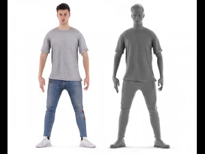 manuel animado 001 bailando - bailarín animado 3d Modelo 3D