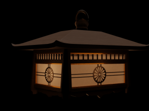japanesependant 3D मॉडल