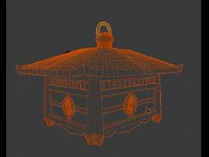 japon kolye 3D Model