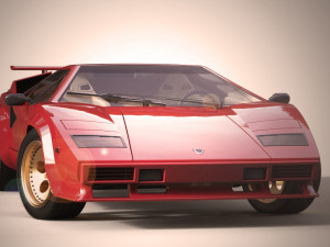 lambo countach 3D Model