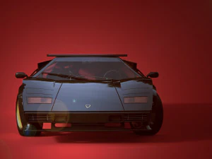 lambo countach 3D Model
