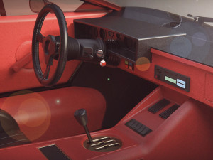 lambo countach 3D 模型