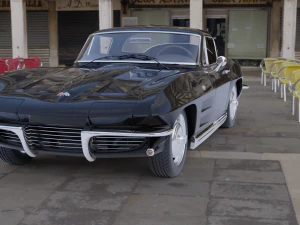 chevrolet corvette stingray c2 coupe 1964 3D Model