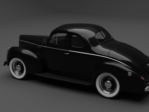 americar deluxe coupe 1940 3D Модель