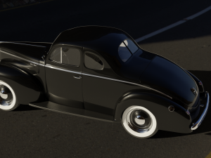 americar deluxe coupe 1940 3D Модель