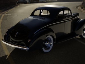 americar deluxe coupe 1940 3D Модель