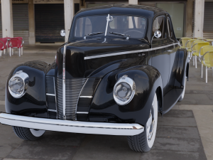 americar deluxe coupe 1940 3D Модель