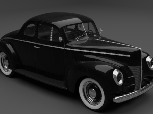 americar deluxe coupe 1940 3D Модель