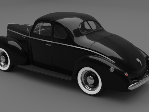 americar deluxe coupe 1940 3D Модель