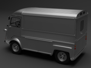 citroen h van 1980 3D Model
