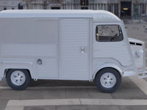 citroen h van 1980 3D Model