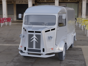 citroen h van 1980 3D Model