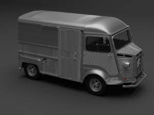 citroen h van 1980 3D Model