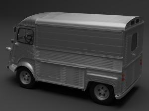 citroen h van 1980 3D Model