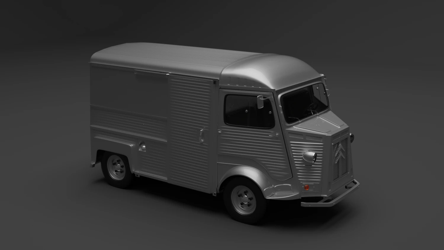 citroen h high-poly 3D Model .c4d .max .obj .3ds .fbx .stl .blend