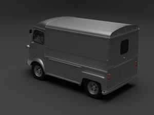 citroen h high-poly 3D Model