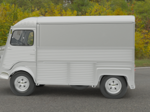 citroen h high-poly 3D Model