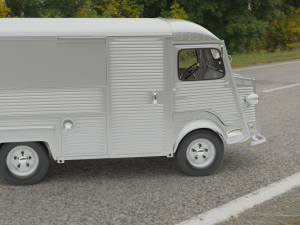 citroen h high-poly 3D Model