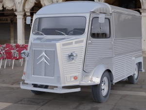 citroen h high-poly 3D Model