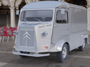citroen h high-poly 3D Model