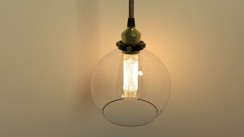 l&aacute;mpara Modelo 3D .c4d .max .obj .3ds .fbx .stl .blend 