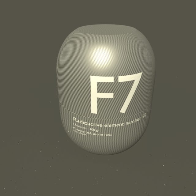 uranium 3D मॉडल .c4d .max .obj .3ds .fbx .stl .blend 