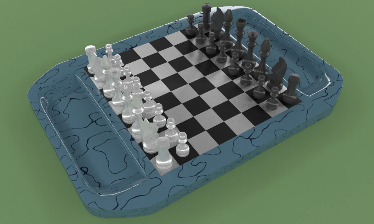 chess 3D Model .c4d .max .obj .3ds .fbx .stl .blend 