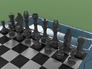 chess 3D 模型
