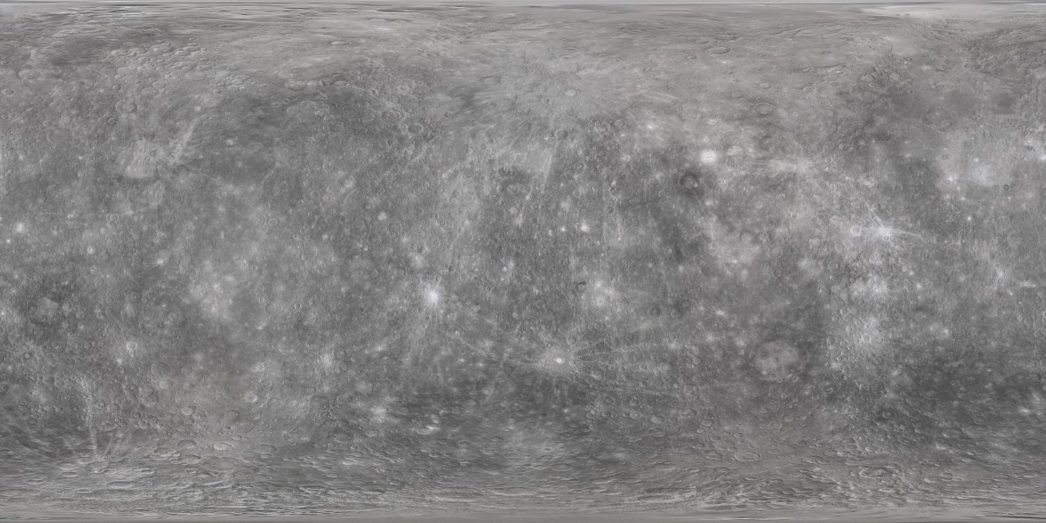Карта поверхности Меркурия