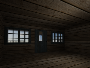 wood cabin 3D 模型