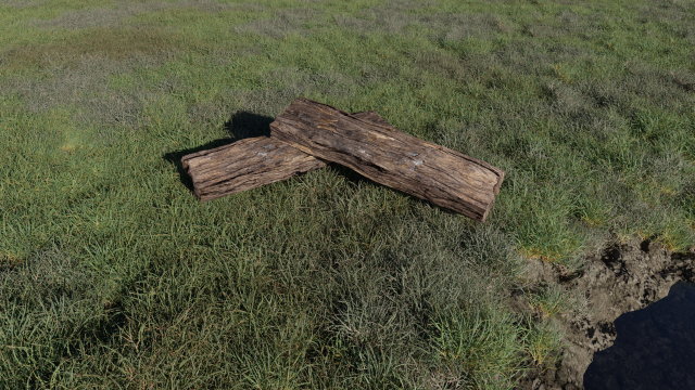 wooden plank Modelo 3D .c4d .max .obj .3ds .fbx .stl .blend 