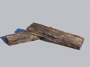 wooden plank Modelo 3D
