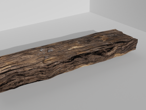 wooden plank Modelo 3D