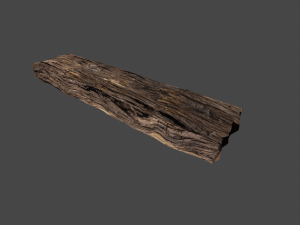 wooden plank Modelo 3D
