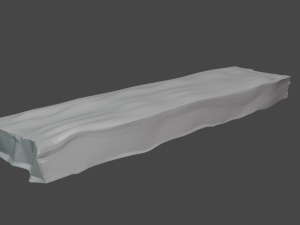 wooden plank Modelo 3D