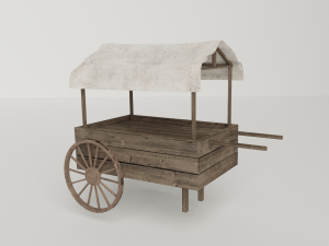 medieval marketplace Modello 3D