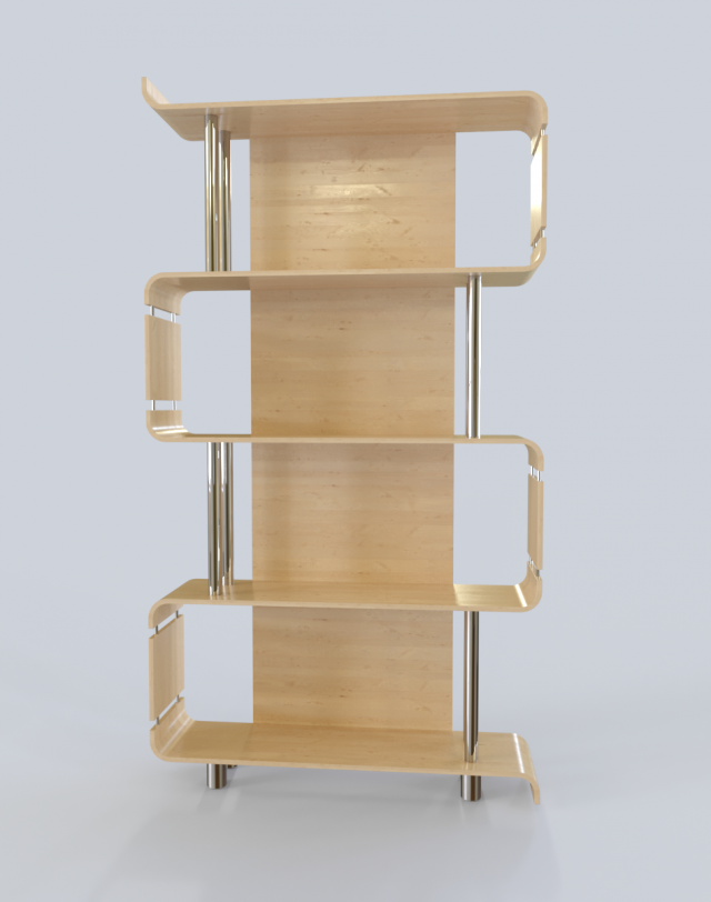 shelf modern Modelo 3D .c4d .max .obj .3ds .fbx .stl .blend 