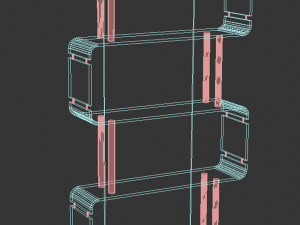 shelf modern Modelo 3D