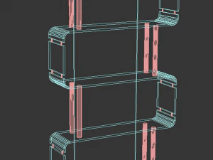 shelf modern 3D Model