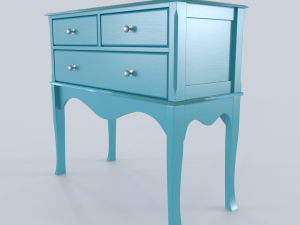 retro dresser 3D Model