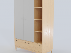 wardrobe vintage Modelo 3D
