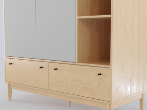 wardrobe vintage Modelo 3D