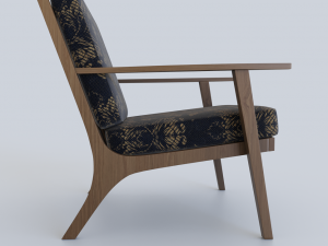 lux armchair 3Dモデル