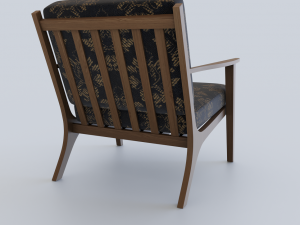 lux armchair 3Dモデル