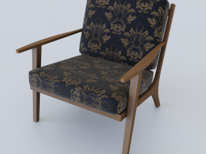 lux armchair 3Dモデル
