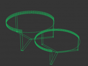 modern coffee table 3D Model